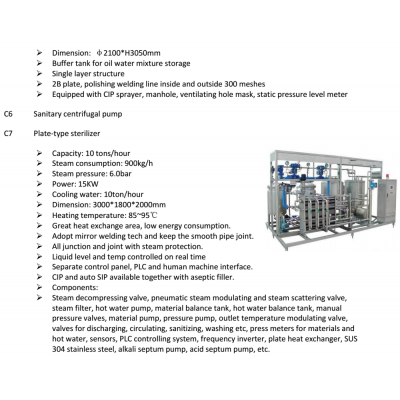 JUICE TREATMENT SECTION